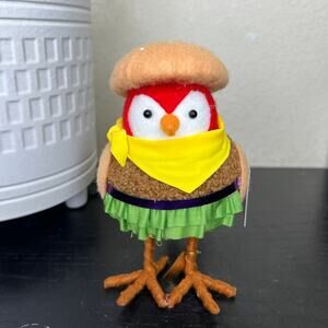 NEW Target Featherly Friends 2026 ‘Patty’ Burger Bird Decoration